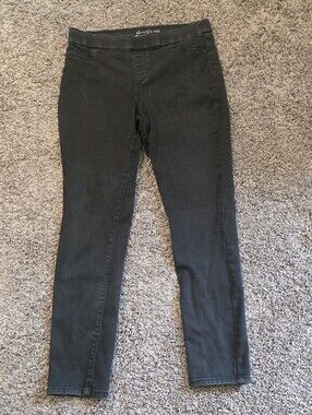 Gloria Vanderbilt Black Slimming Women's Slim Stretch Ankle Jeans Size 12